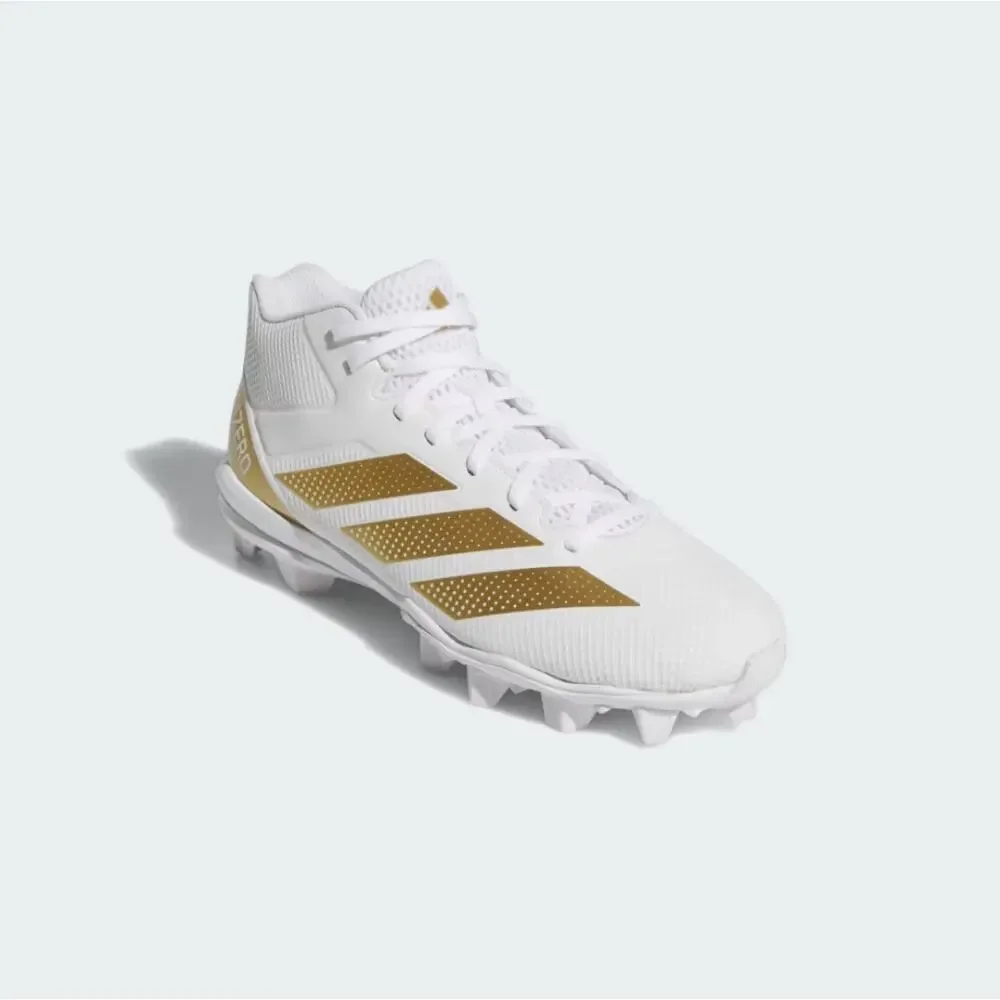 Adidas Men's Cloud White Adizero Impact.2 Molded Rubber Football Cleats Size 11
